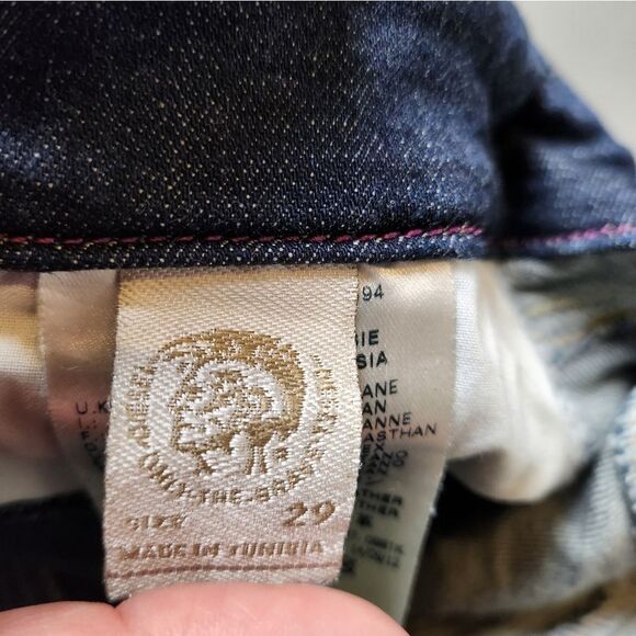 DIESEL grupee Zip women's jeans - diesel Super Slim - Skinny - Low Waist Sz 29 - Picture 5 of 14